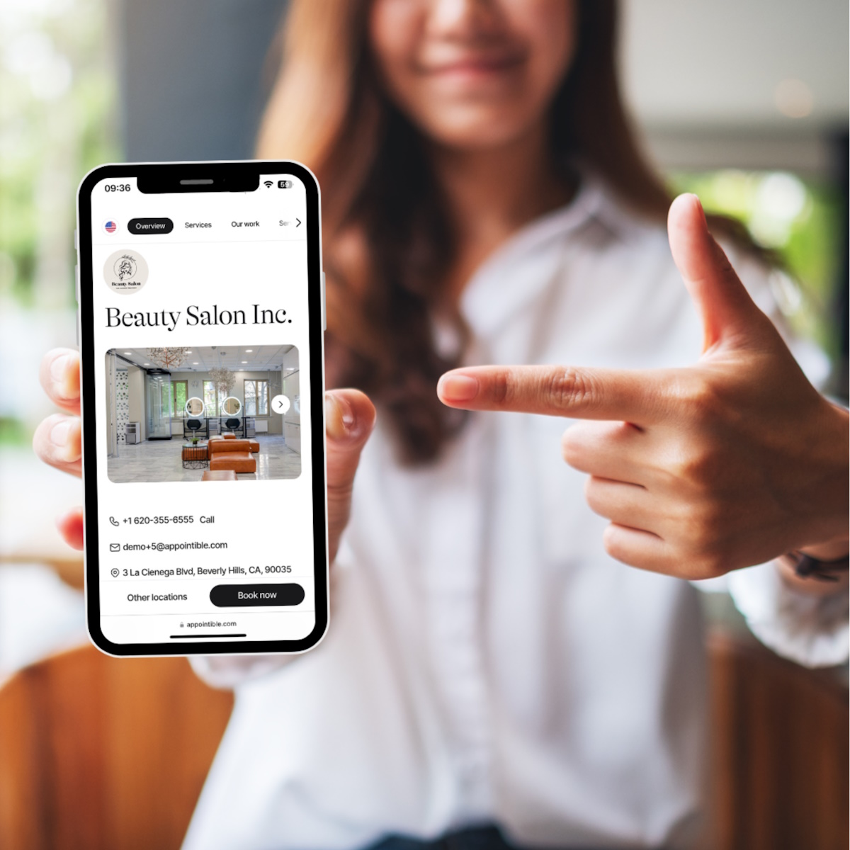 Appointible online bookings system
